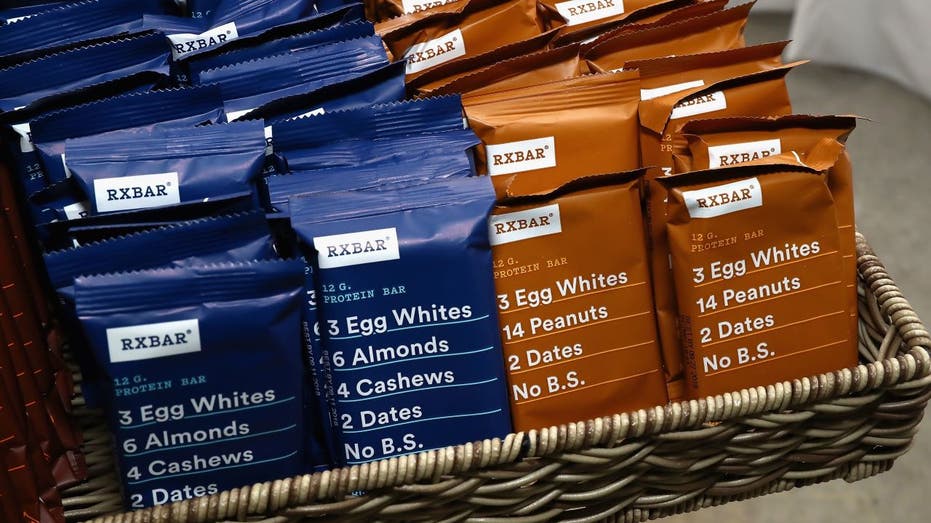 Basket of RXBAR products