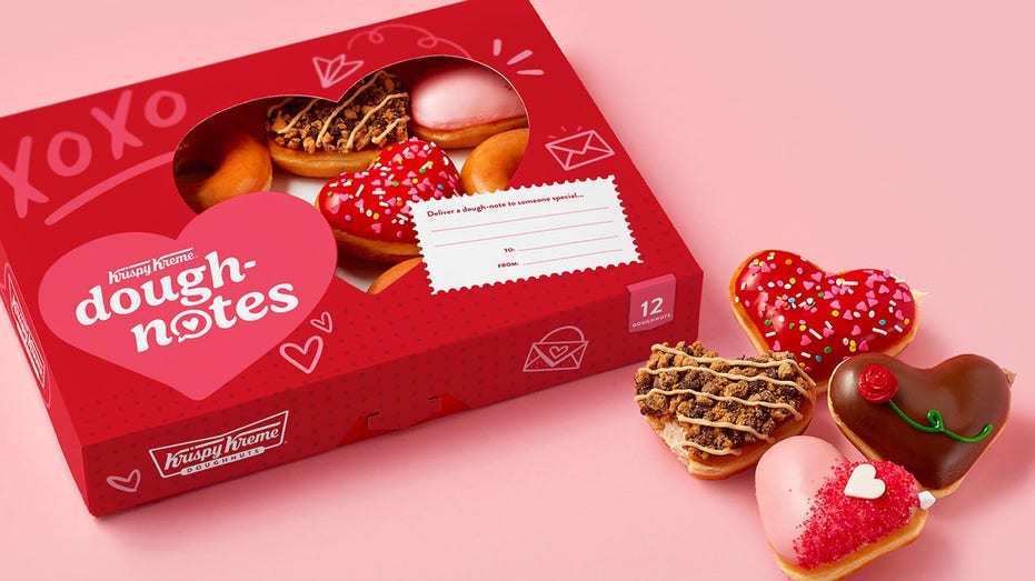 Krispy Kreme Valentine's Day box