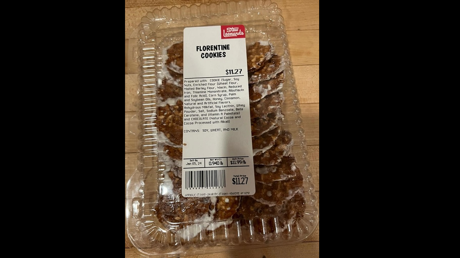 Vanilla Florentine Cookies recall