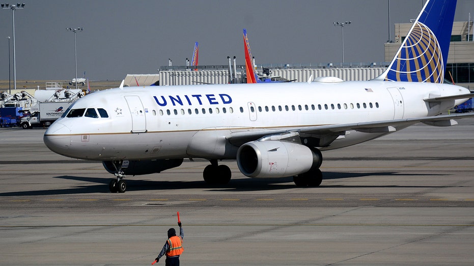 United Airlines Airbus A319 plane