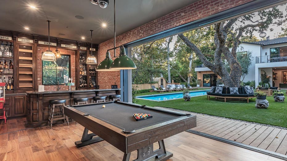 pub with billiard table