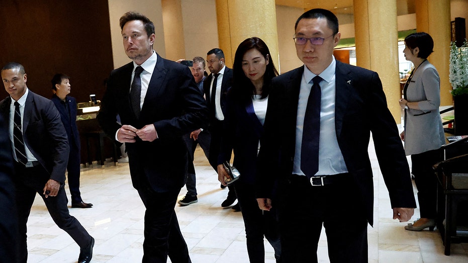 Tesla CEO Elon Musk in Beijing