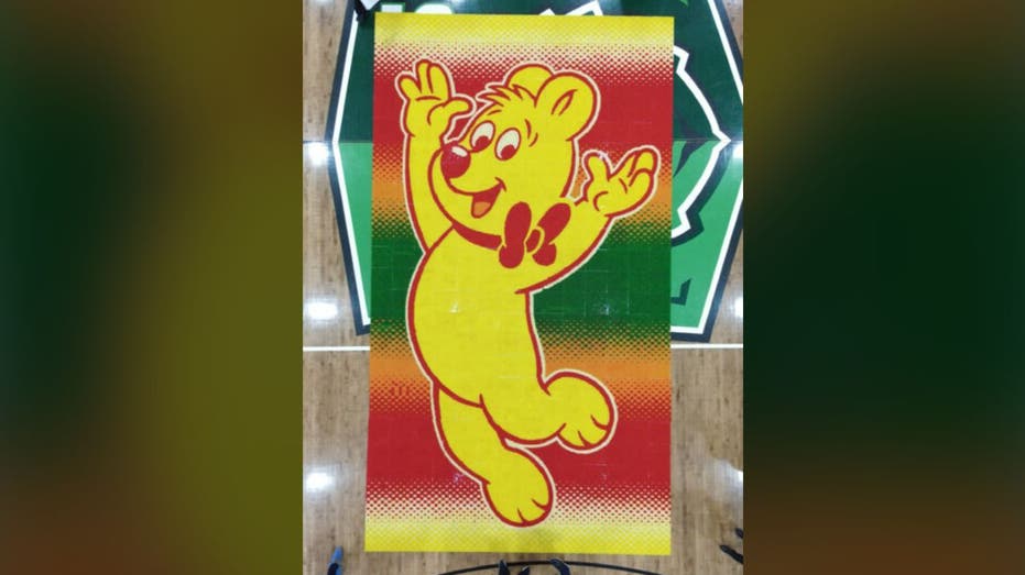 Giant Haribo mosaic