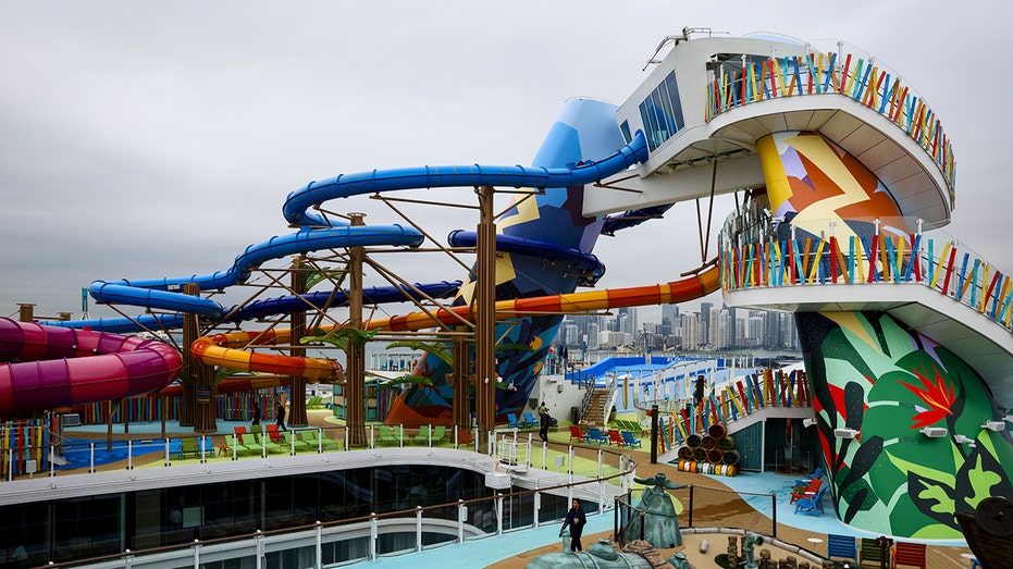 Cruise ship water park