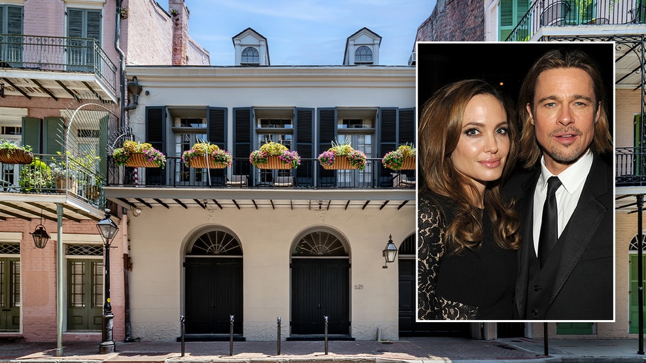 Angelina Jolie and Brad Pitts former New Orleans home