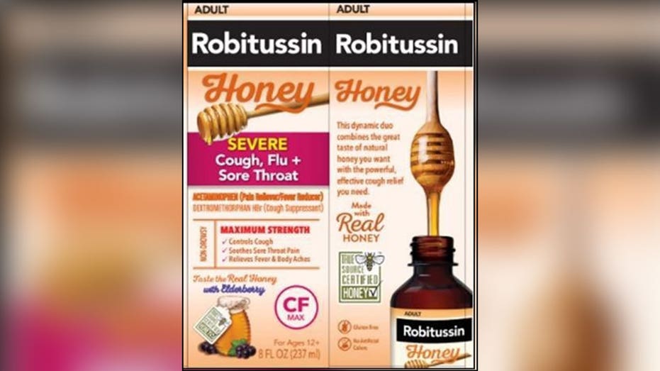 Recalled Robitussin Box