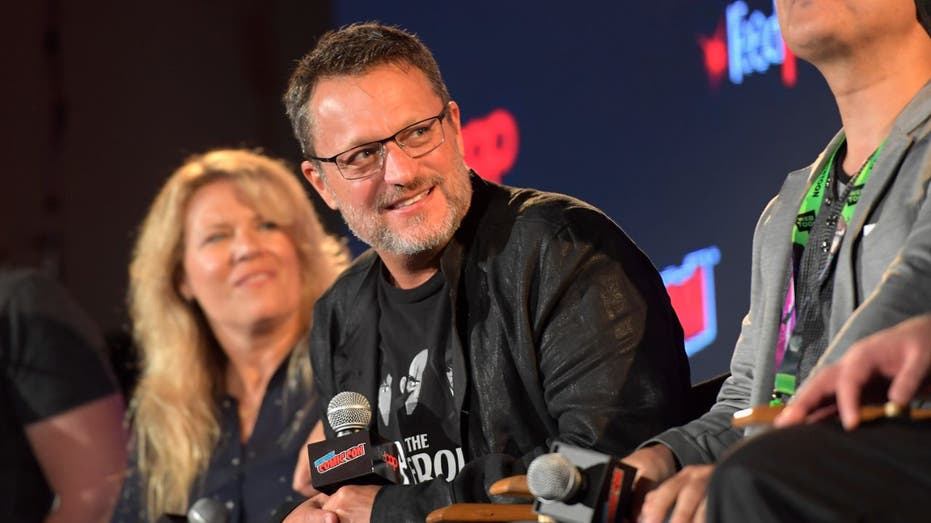 Steve Blum speaks at an event