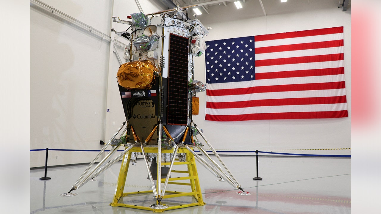 Intuitive Machines moon lander tumbled onto its side taking stock shares down with it Fox Business Intuitive Machines moon lander tumbled onto its side taking stock shares down with it Fox Business