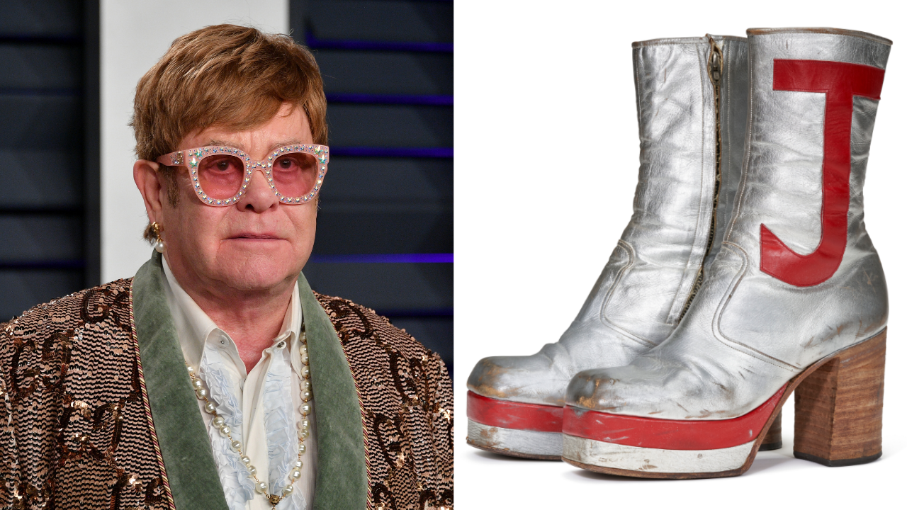 Elton john platform hotsell boots