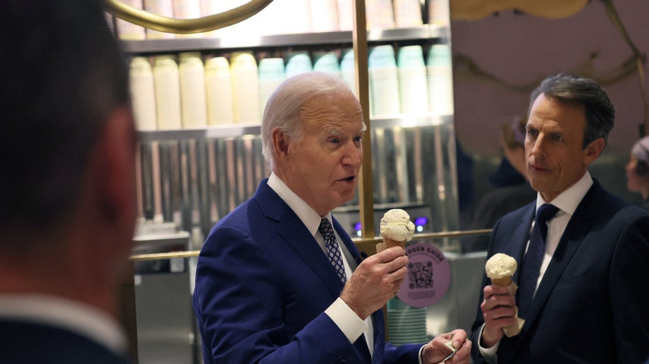 Joe Biden Seth Meters ice cream