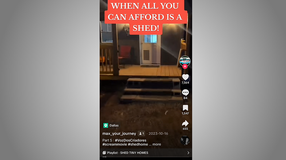TikToker purchases a shed to convert into a house