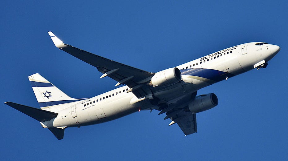 El Al Airlines plane arrives in France