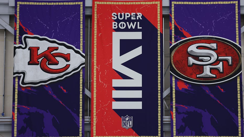 Super Bowl banners