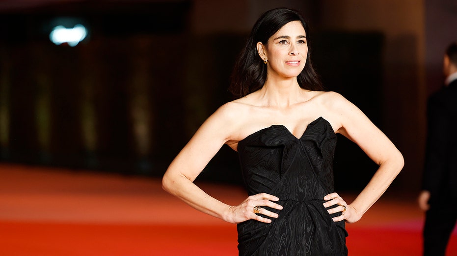 Sarah Silverman posing on the red carpet