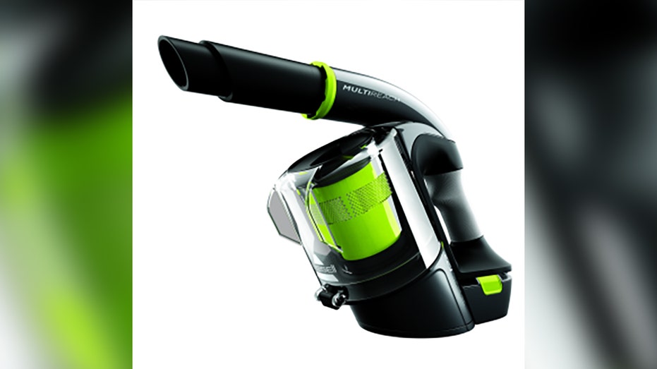 A Bissell Multi Reach cordless vacuum