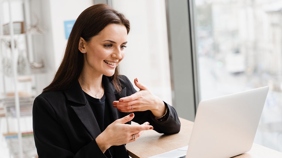 female remote worker