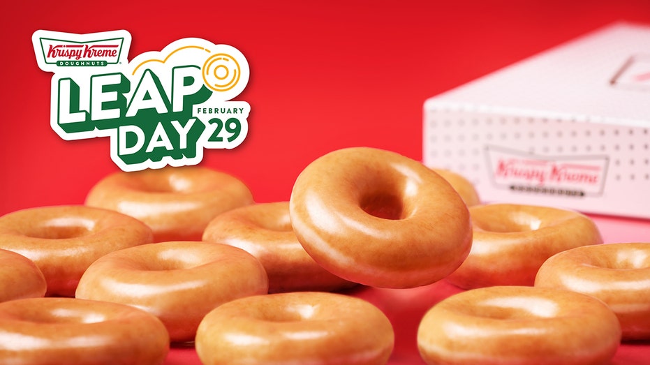 Leap Day Krispy Kreme donuts