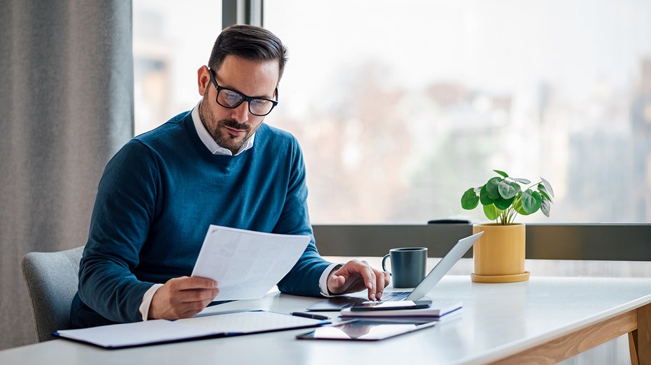 male remote worker