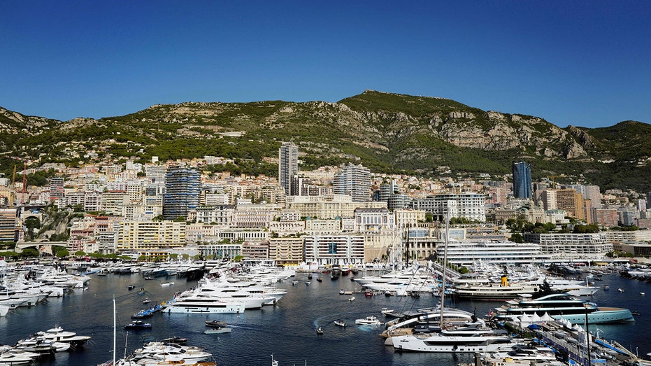 Yachts moored at the Port of Hercules in Monaco