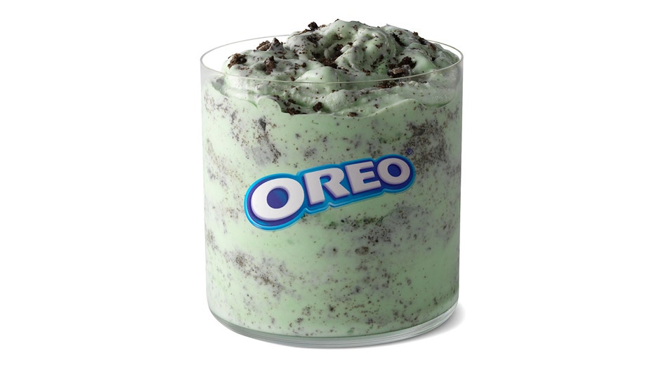 Oreo Shamrock McFlurry