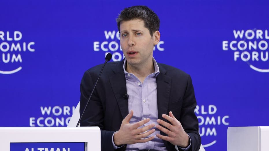 Sam Altman speaking at World Economic Forum