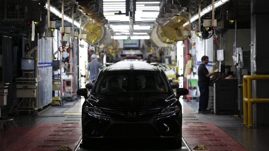 camrys being inspected at toyota kentucky plant