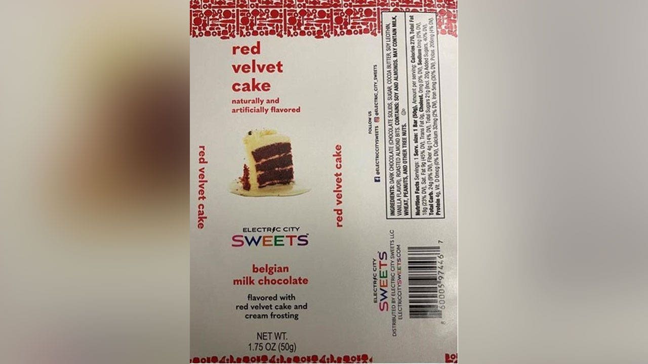 Chocolate bars recalled over milk allergy concerns Fox Business
