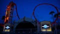 A general view of the Hollywood Rip Ride Rockit rollercoaster following the Premier League Summer Series Legends 5v5 at Universal Studios on July 24, 2023, in Orlando, Florida. - Fox News