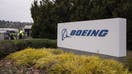 Signage outside the Boeing Co. manufacturing facility in Renton, Washington, US, on Monday, Feb. 5, 2024. Boeing Co. found more mistakes with holes drilled in the fuselage of its 737 Max jet, a setback that could further slow deliveries on a critical program already restricted by regulators over quality lapses. 