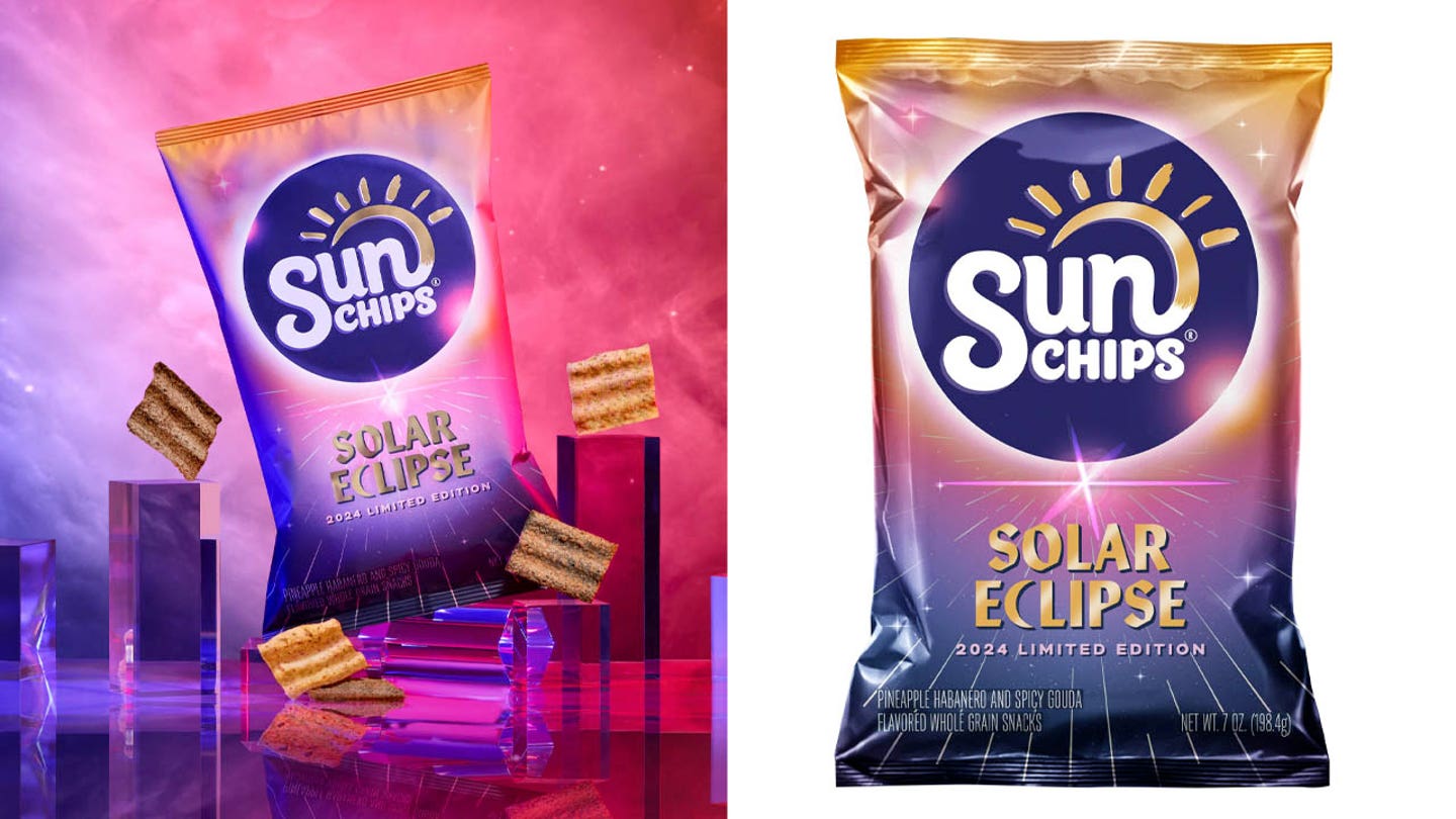 Solar eclipse prompts popular chip brand to launch unique flavor