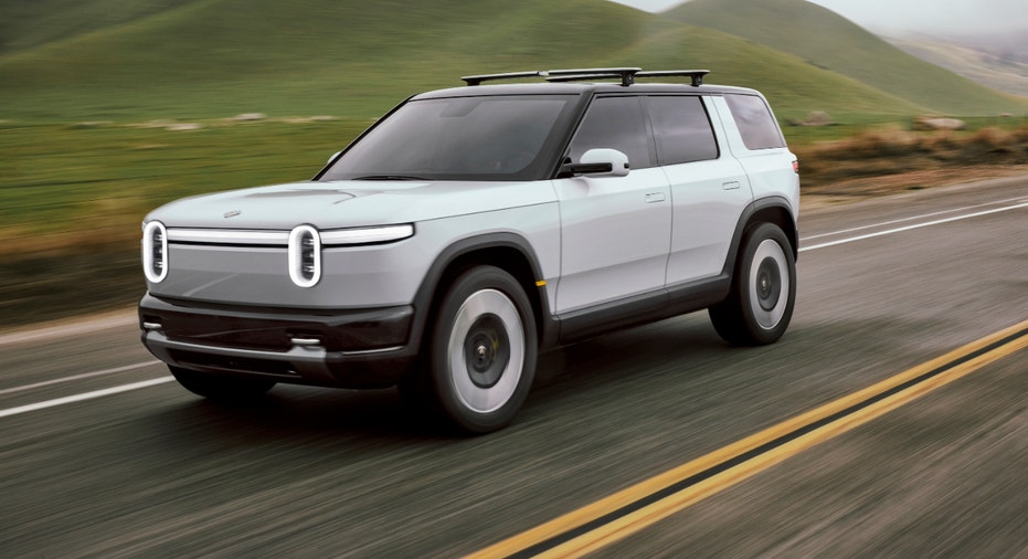 The exterior of Rivian's R2 electric SUV.