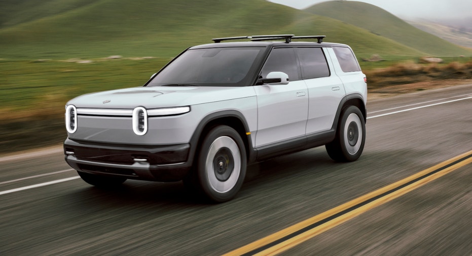 The exterior of Rivian's R2 electric SUV.