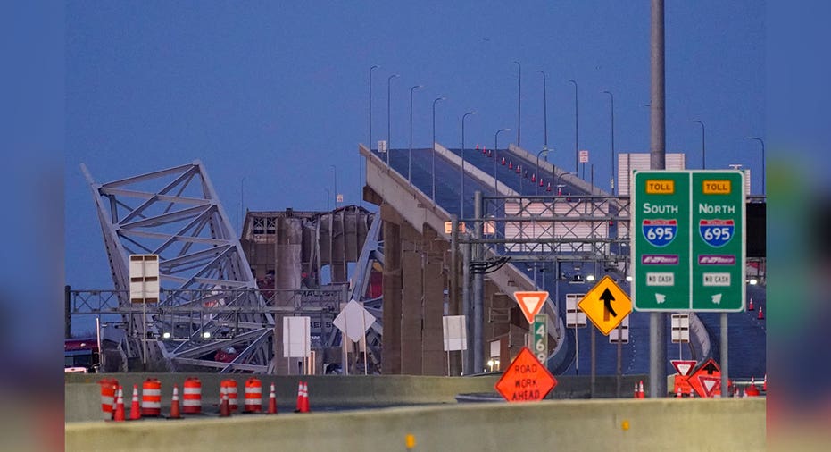 View of Baltimore's I-695 from a distance