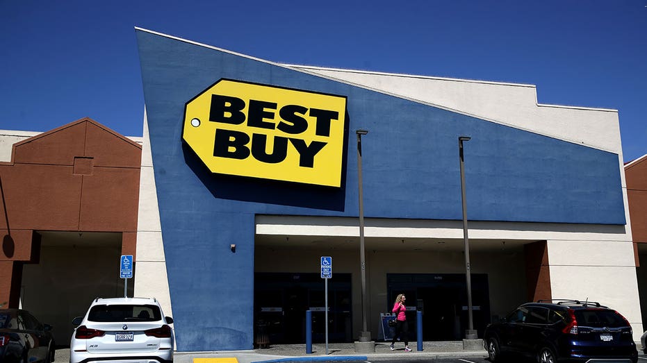Outside view of Best Buy store
