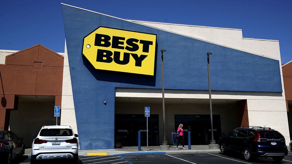 Outside view of Best Buy store