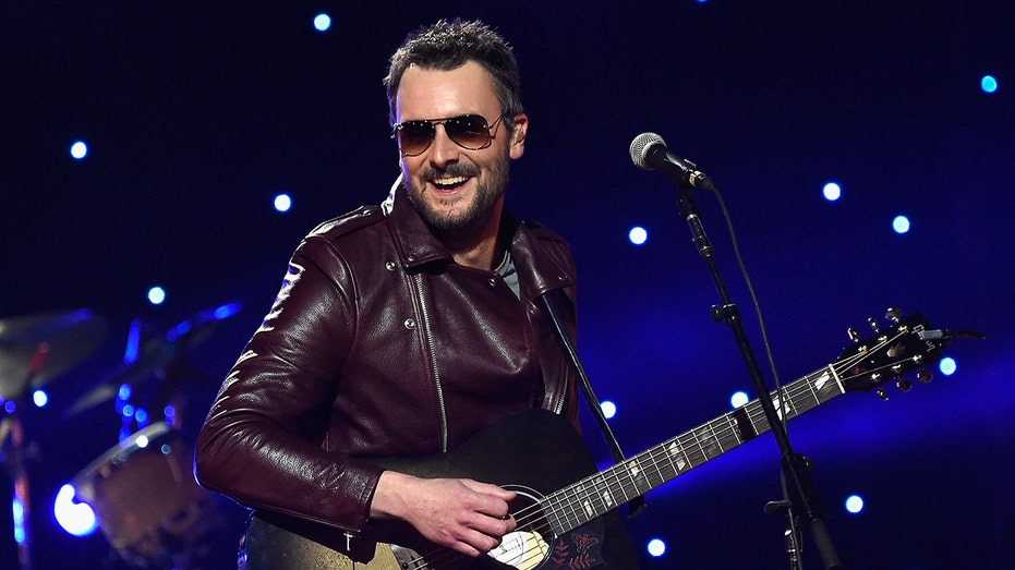 Eric Church performs on stage