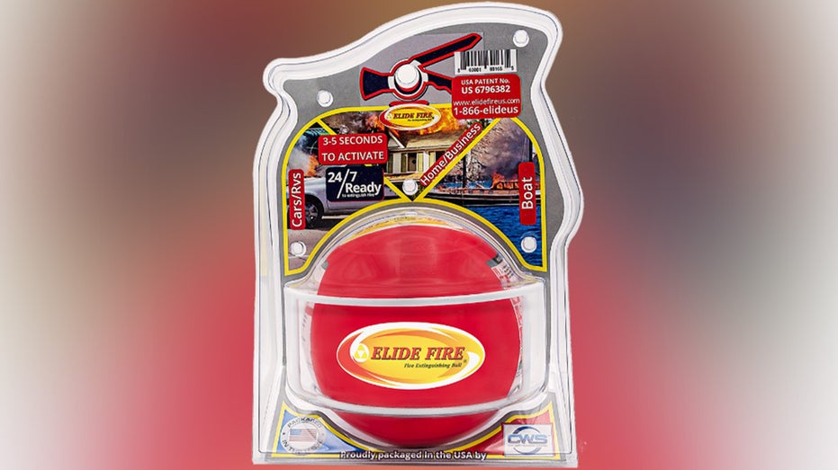 Fire extinguisher balls warning