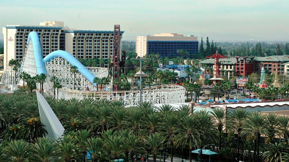 Disneyland Resort Area Construction in Anaheim