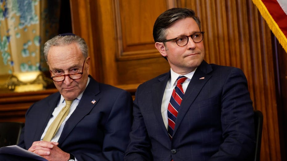 Speaker Mike Johnson and Senate Leader Chuck Schumer