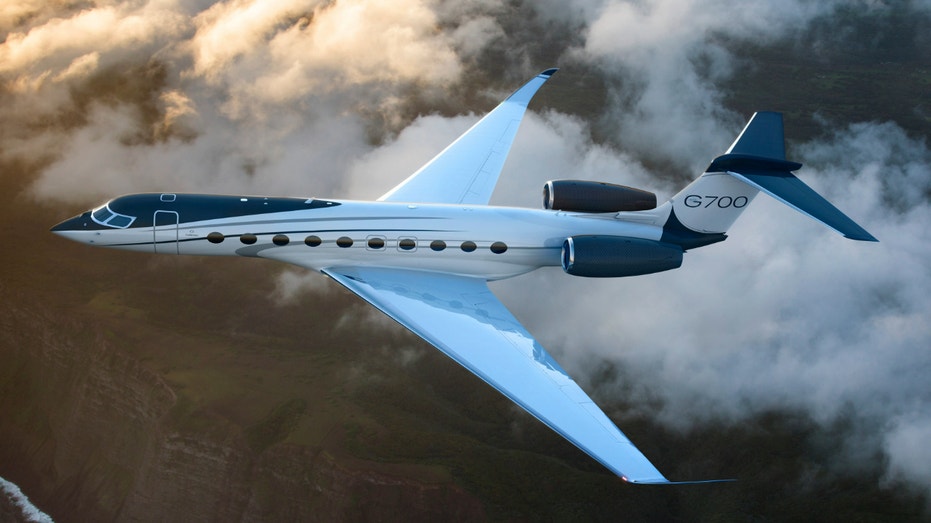 The Gulfstream G700 aircraft.