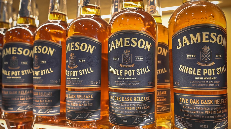 A selection of Jameson Single Pot Still Irish Whiskey