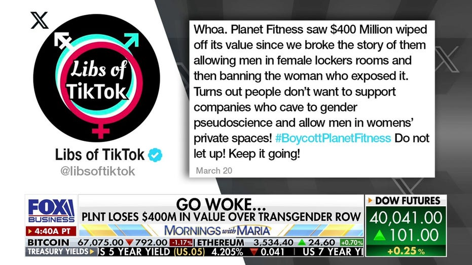 Planet Fitness value plummets $400M after transgender turmoil