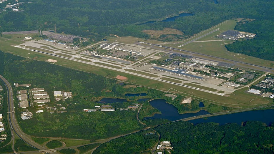 RDU Airport aerial view