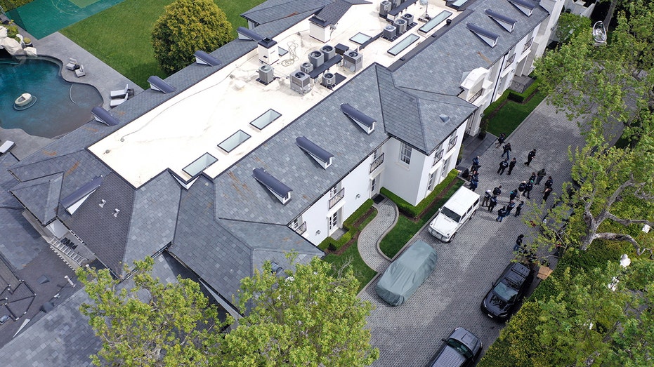 Sean Diddy Combs' house during a raid