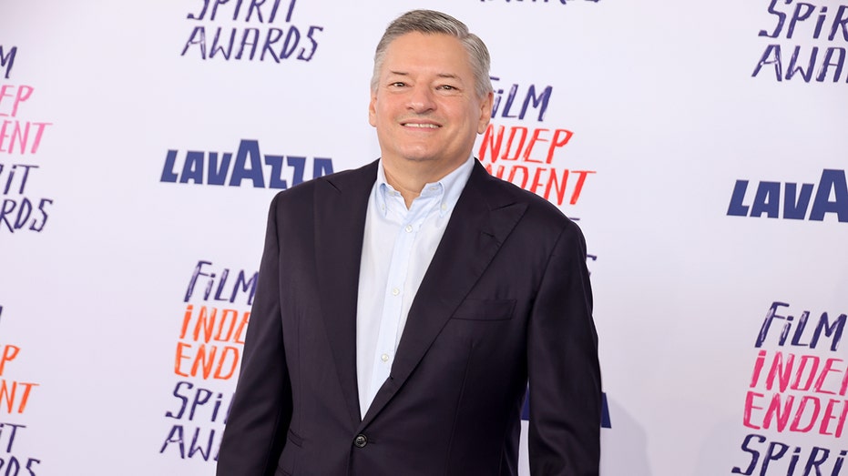 Ted Sarandos posing on the red carpet