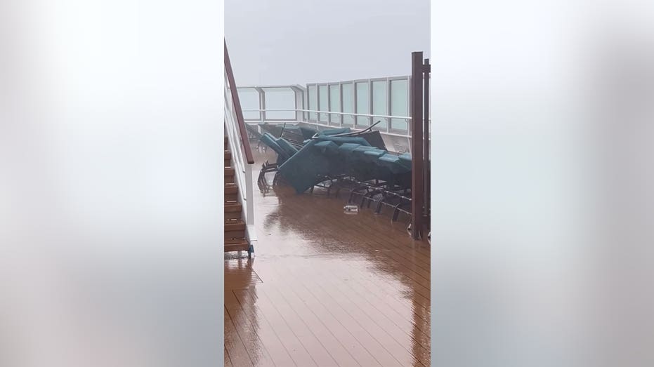 Carnival Freedom in storm