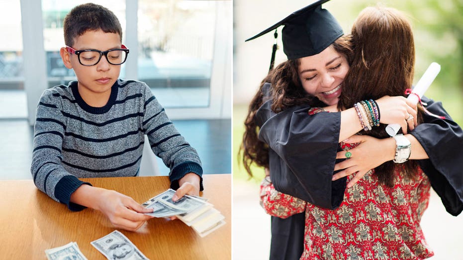 college savings starts young split