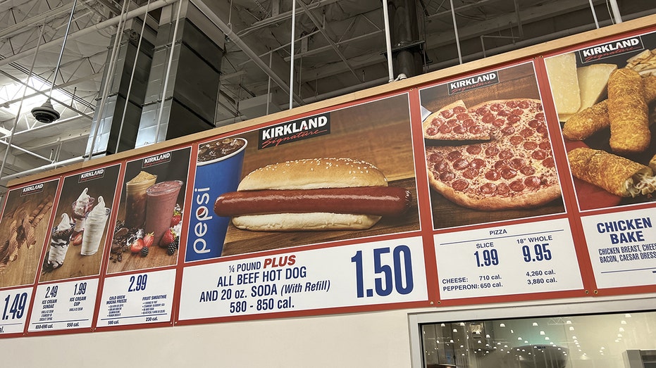 Costco food court menu