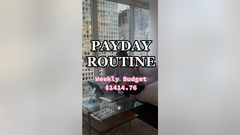 Payday routine TikTok