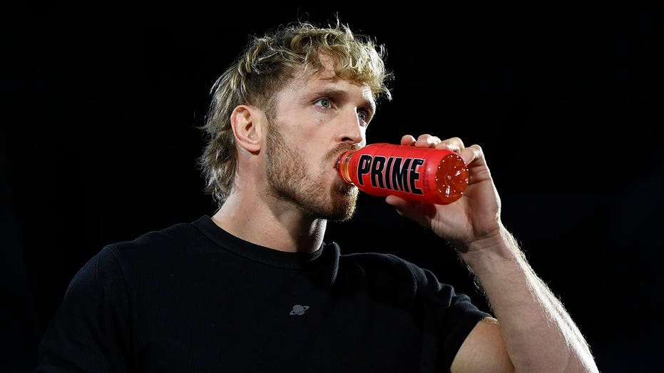 Logan Paul drinking prime